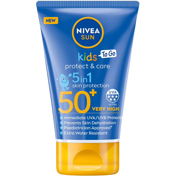 Детский солнцезащитный лосьон Nivea Sun Защита и уход SPF 50+ 50 мл - Pampik