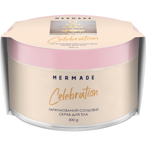 Парфюмированный солевой скраб для тела Mermade Celebration 300 г - Pampik