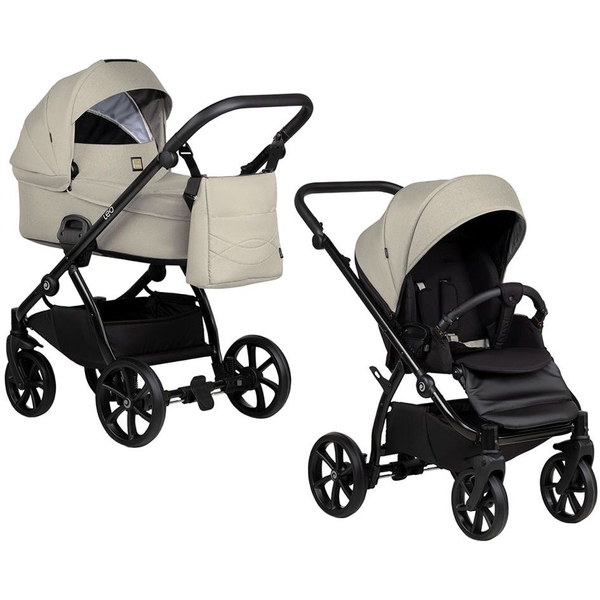 Коляска універсальна 2 в 1 Tutis Leo warm grey (1222068) - Pampik