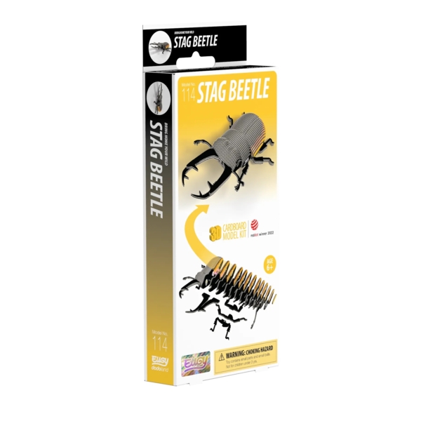 Збірна 3Д модель Eugy Зоопарк Жук-олень (XEG-114) - Pampik - 8