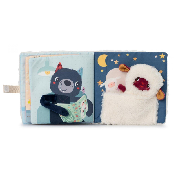 Развивающая мягкая книга Lilliputiens Спокойной ночи, Баранчик (83536) - Pampik - 10