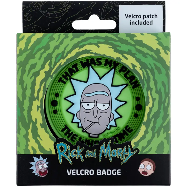Бейдж на липучці Kite Rick and Morty RM24-3011-1 - Pampik