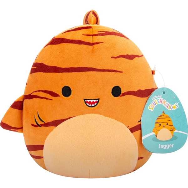 Мягкая игрушка Squishmallows Тигровая Акула Джаггер, 19 см (SQCR06597) - Pampik - 7