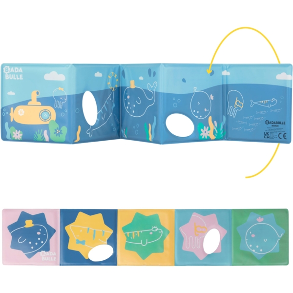 Іграшка для купання Badabulle: книжка + 20 фігурок - Pampik - 2