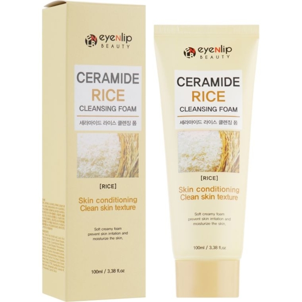 Пенка для умывания Eyenlip Ceramide Rice 100 мл - Pampik