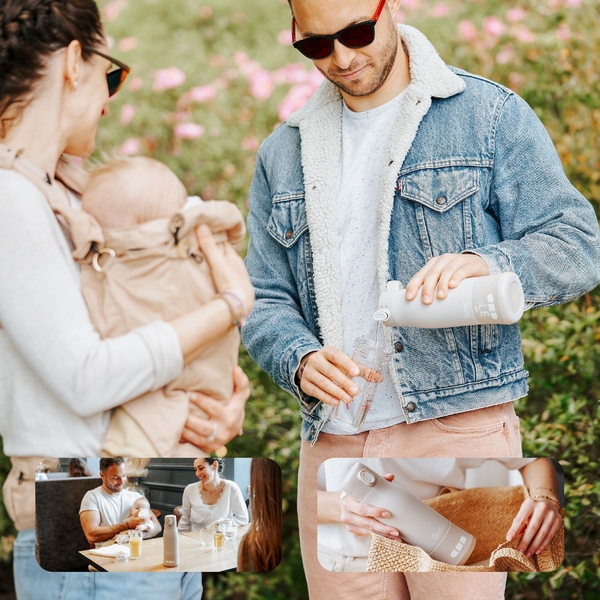 Термос подогреватель для смесей Babymoov Moov & Feed беспроводной, бежевый - Pampik - 9