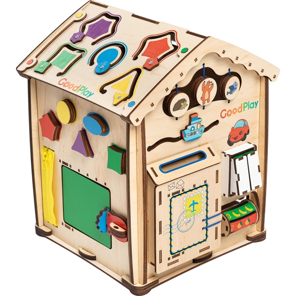 Бизидом GoodPlay Мудрец с LED подсветкой 28х28х35 см (B104E) - Pampik