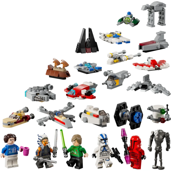 Конструктор LEGO Star Wars Різдвяний календар 2024, 368 деталей (75395) - Pampik - 2