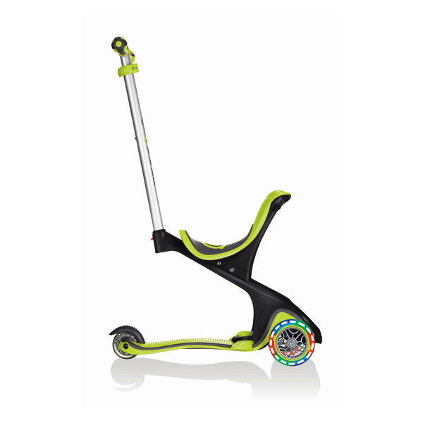Самокат Globber Evo Comfort Lights 5 в 1, колеса с подсветкой, до 20/50 кг, 1+ лет, салатовый (459-106) - Pampik - 8