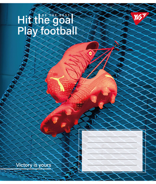 Набор тетрадей Yes Hit the goal А5, в линейку, 60 листов, 10 шт. (767409) - Pampik - 4