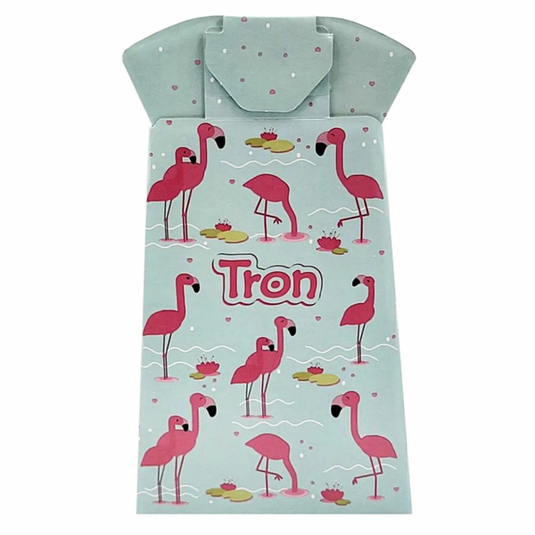 Горщик дитячий одноразовий Tron Фламінго розкладний, бірюзовий (903078) - Pampik - 2