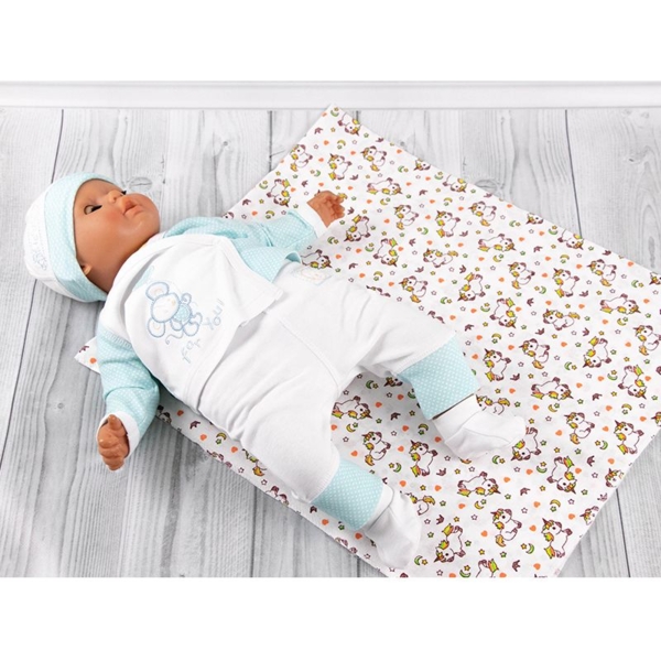 Пелюшка Руно Єдинороги ситець 95х110 см (204.03_єдинороги) - Pampik - 7