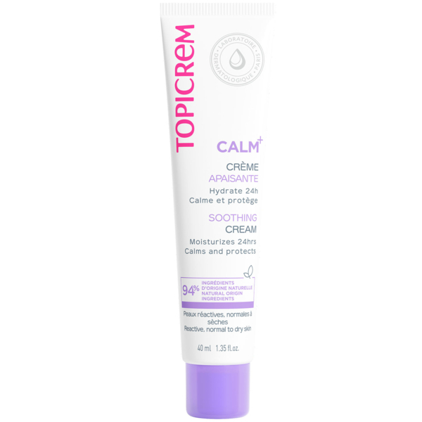 Крем для лица Topicrem Calm+ Light Soothing Moisturizing Cream легкий успокаивающий 40 мл - Pampik
