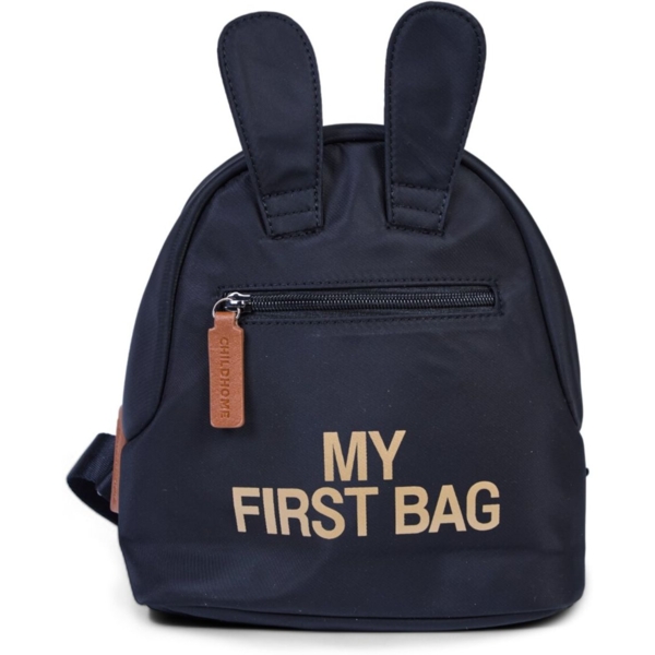 Рюкзак детский Childhome My first bag black/gold - Pampik