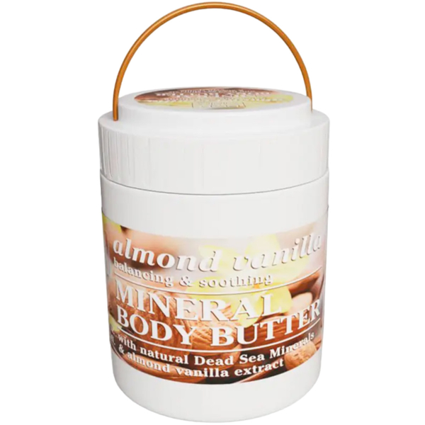 Крем-масло для тела Dead Sea Collection миндально-ванильное с минералами Мертвого моря 500 мл - Pampik
