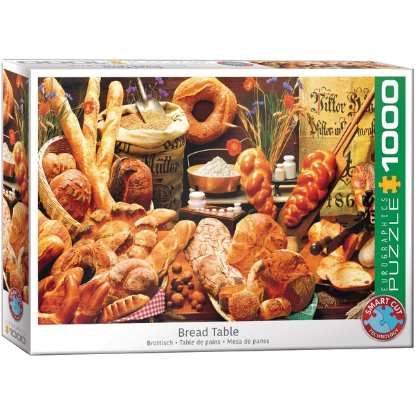 Пазл EuroGraphics Хлібний стіл, 1000 елементів (6000-5626) - Pampik