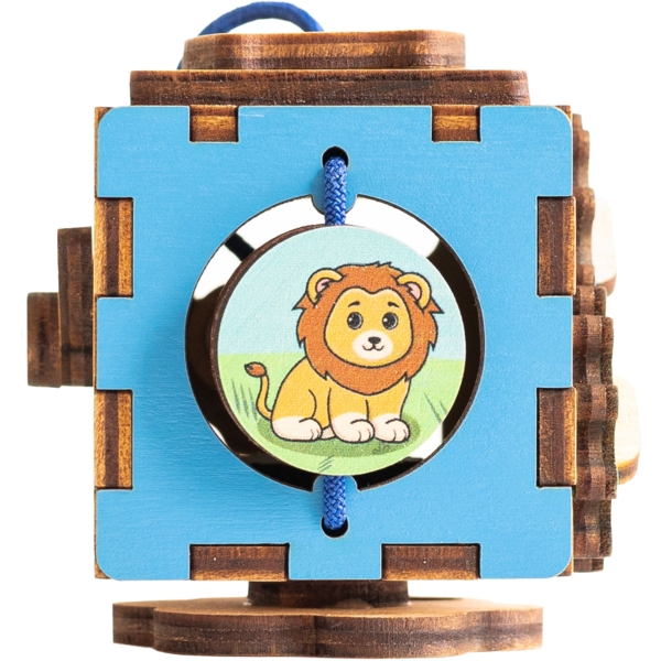 Бізікубик GoodPlay Звірі 5х5х5 см (К113) - Pampik - 6