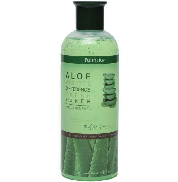 Тонер для лица FarmStay Aloe Visible Difference Fresh Toner 350 мл - Pampik