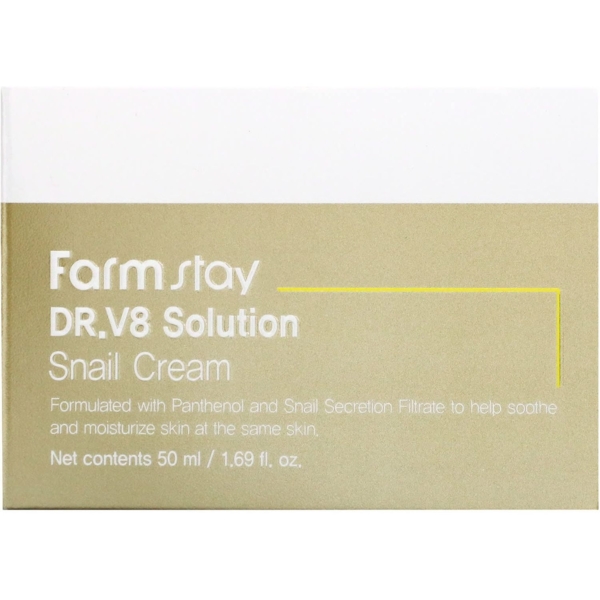 Крем для лица FarmStay Dr.V8 Solution Snail Cream 50 мл - Pampik - 3
