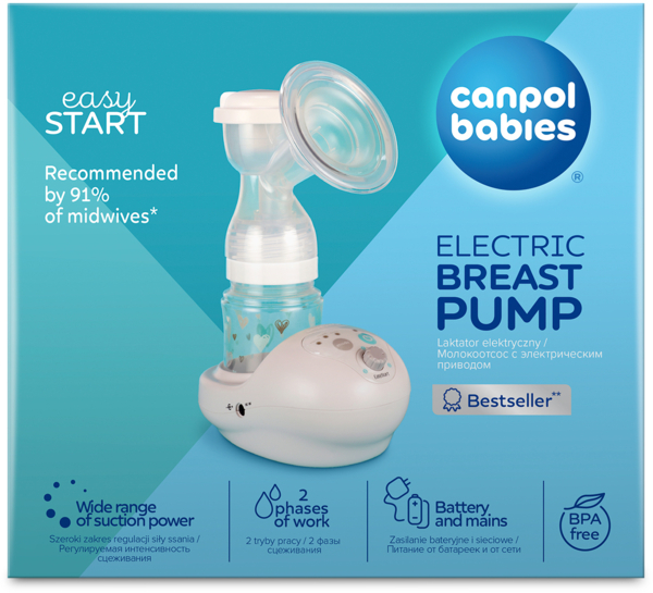 Молоковідсмоктувач електричний Canpol babies EasyStart (12/215) - Pampik - 3