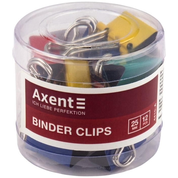 Біндер кольоровий Axent 25 мм туба 12 шт. - Pampik
