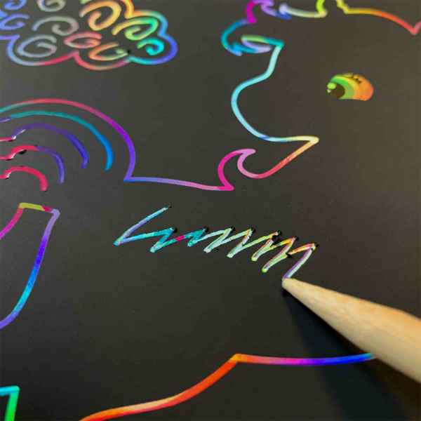 Книжка-розмальовка Ses Creative 3 в 1 Чарівний світ 13 сторінок 2 сторінки для гравюри (00117S) - Pampik - 3