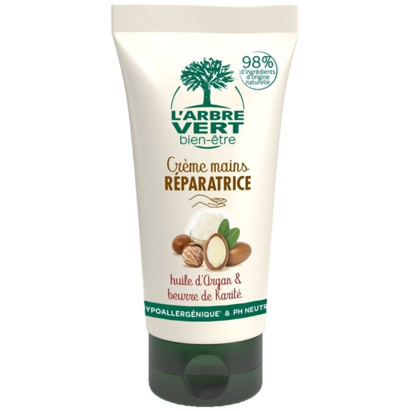 Крем для рук L'Arbre Vert Восстанавливающий с аргановым маслом, 75 мл - Pampik