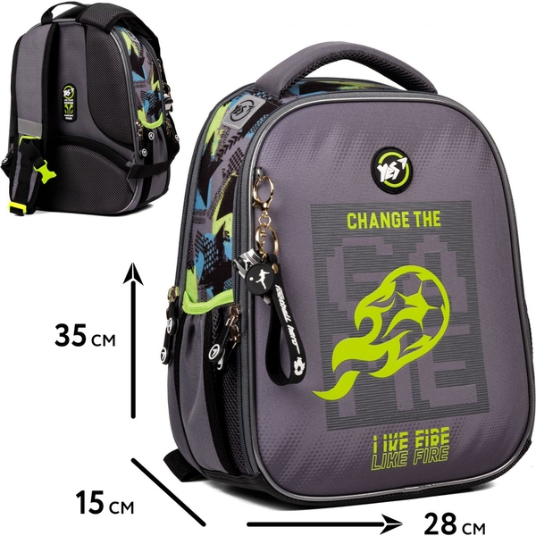 Рюкзак каркасный Yes H-100 Football (559554) - Pampik - 22