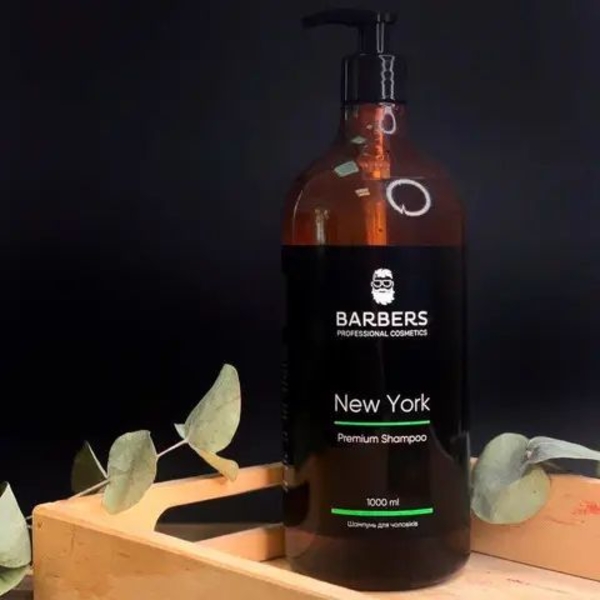 Шампунь для мужчин Barbers New York тонизирующий, 1 л - Pampik - 5
