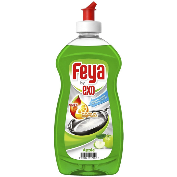 Средство для мытья посуды Feya Яблоко, 400 мл - Pampik