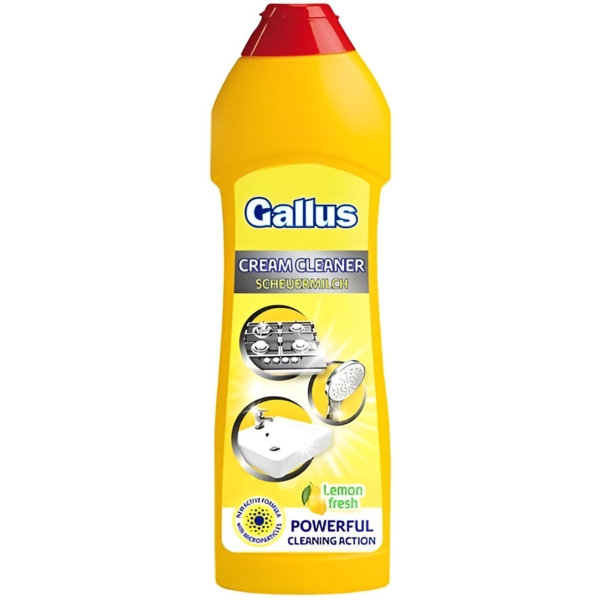 Кремовое молочко для очистки поверхностей Gallus Cream Cleaner Lemon Fresh 700 мл - Pampik