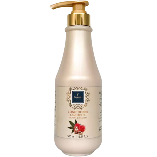 Кондиціонер для волосся Famirel Castor Oil з касторовою олією, 500 мл - Pampik