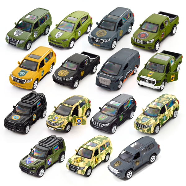 Автомодель TechnoDrive Шевроны Героев Toyota Alphard Отряд Бабочек (KM6011) - Pampik - 10