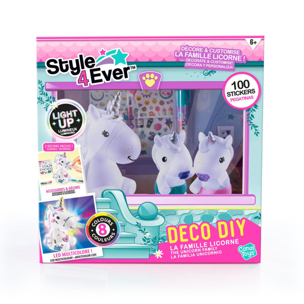 Набор для творчества Canal Toys DIY Style 4 Ever Мои любимцы Семья сияющих единорогов (OFG287) - Pampik - 13