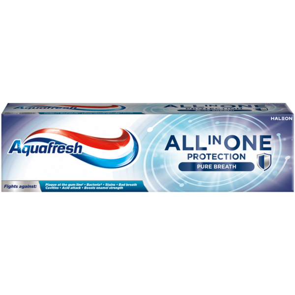 Зубна паста Aquafresh all in one Pure breath, 75 мл - Pampik
