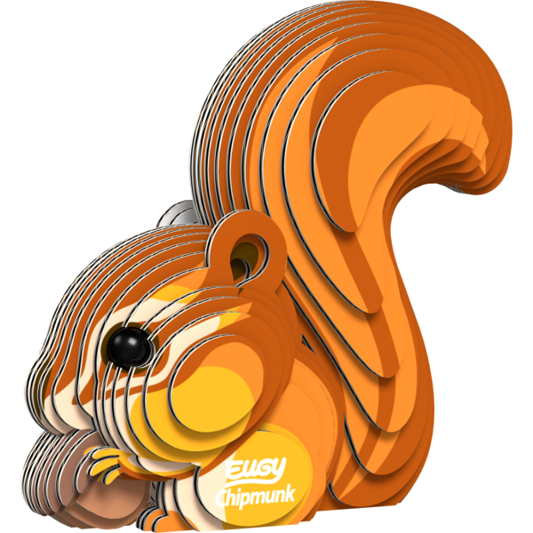 Збірна 3Д модель Eugy Зоопарк Бурундук (XEG-041) - Pampik