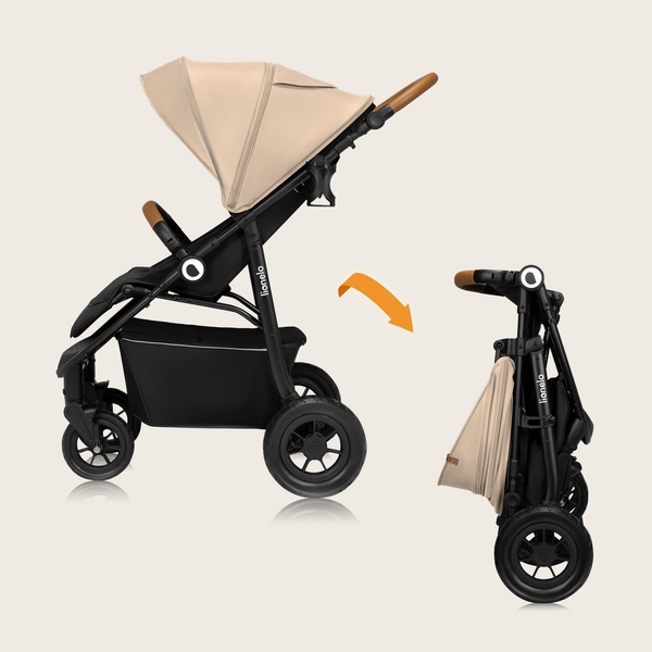 Прогулянкова коляска Lionelo Natt Beige Sand - Pampik - 17