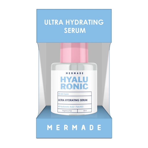 Сыворотка-бустер Mermade 4D Hyaluronic Acid & PatcH2O ультраувлажняющая для лица 30 мл - Pampik - 3