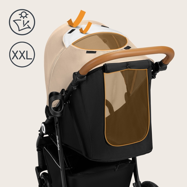 Прогулянкова коляска Lionelo Natt Beige Sand - Pampik - 14