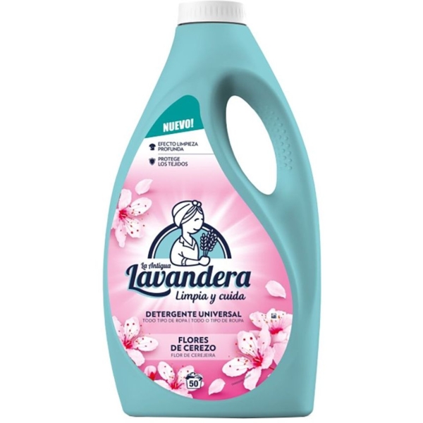 Гель для стирки Lavandera Розовые цветы, 2.5 л - Pampik