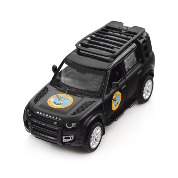 Автомодель TechnoDrive Шевроны Героев Land Rover Defender 110 ГУР МО (250364M) - Pampik