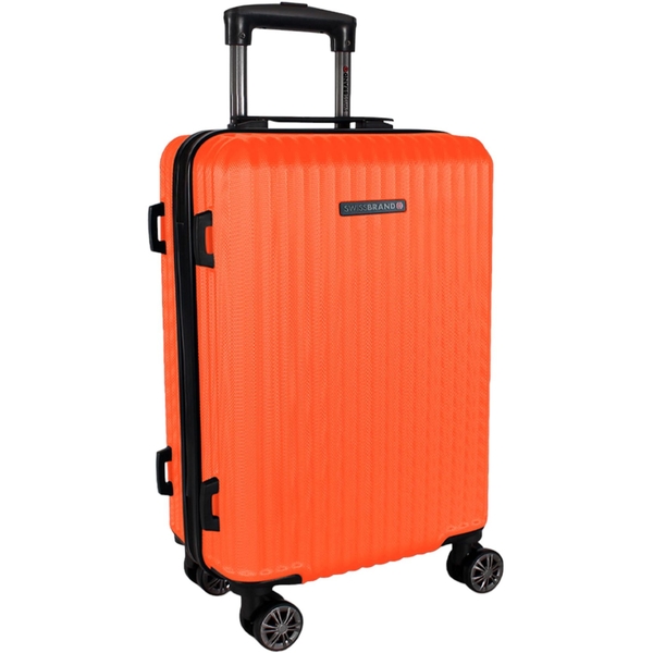 Чемодан Swissbrand Riga 2.0 L Neon Orange (SWB_LHRIG743L) - Pampik