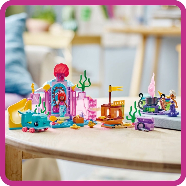 Конструктор LEGO Disney Princess Кришталева печера Аріель, 141 деталь (43254) - Pampik - 6