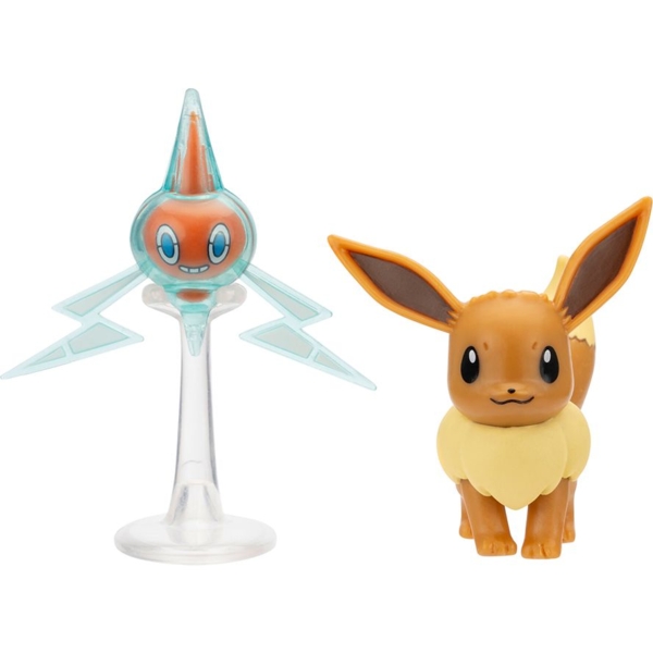 Набір ігрових фігурок Pokemon W17 Іві та Ротом (PKW3567-W17) - Pampik - 2