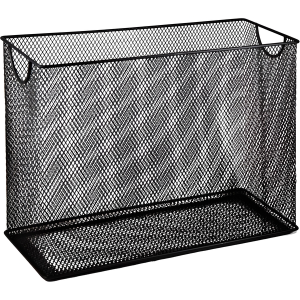 Короб для підвісних файлів Buromax металевий 31.5x14x24.5 см чорний (BM.6236-01) - Pampik