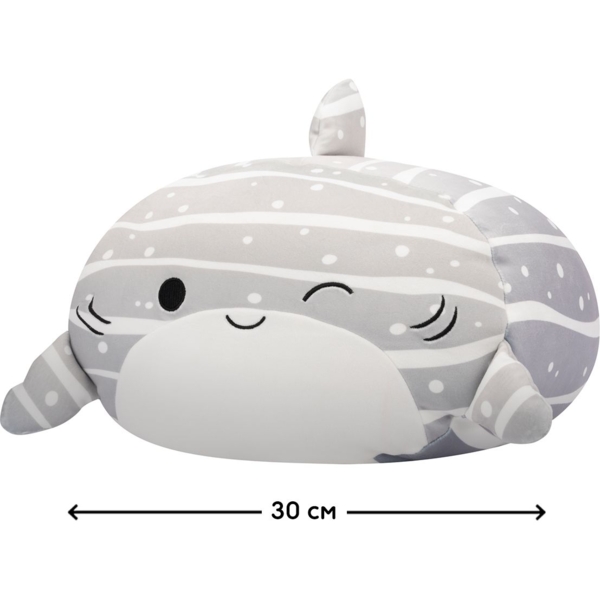 М'яка іграшка Squishmallows Китова акула Сачі, 30 см (SQCR06550) - Pampik - 6