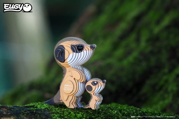Збірна 3Д модель Eugy Зоопарк Сурикат (XEG-046) - Pampik - 9