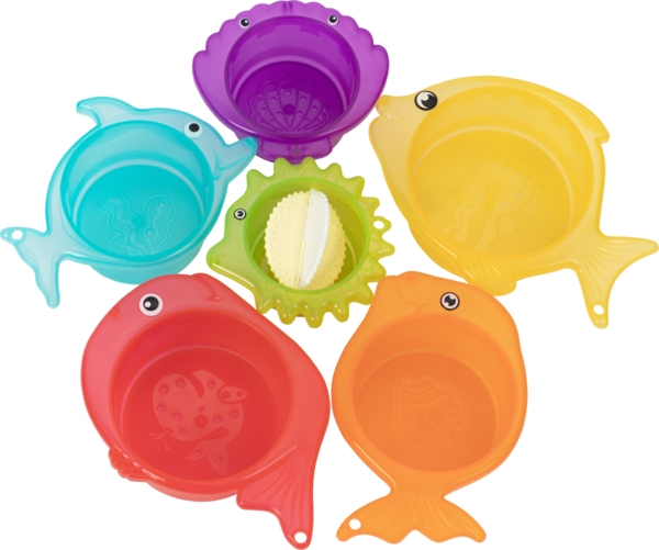 Набір іграшок для ванної Baby Team Рибки 6 шт. (8858) - Pampik - 2