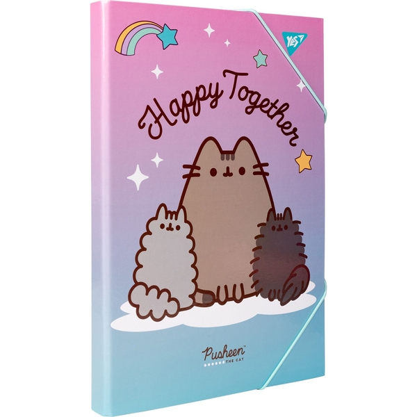 Папка для труда Yes Pusheen картонная A4 (500236) - Pampik