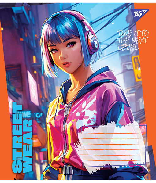 Набір зошитів Yes Street wear А5, в клітинку, 18 аркушів, 25 шт. (766974) - Pampik - 4